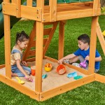 Complex set de joaca Appelton cu tobogan si leagana - Centru multifuntional din lemn de cedru Kidkraft Complex set de joaca Appelton cu tobogan si leagana - Centru multifuntional din lemn de cedru Kidkraft